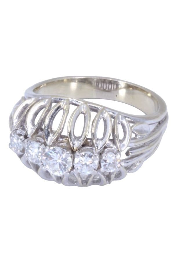 Bague Jarretière Diamants - photo 6