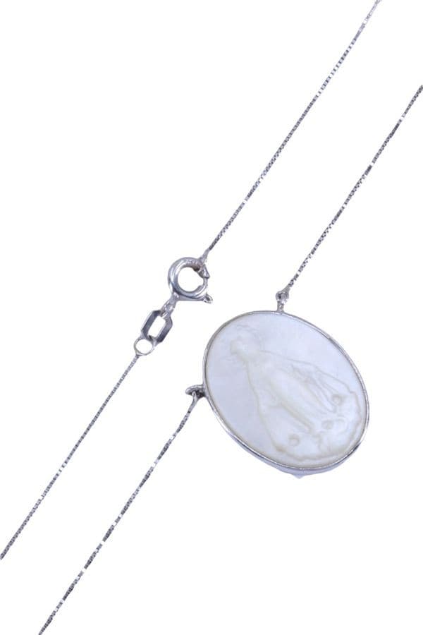 Collier Vierge Perles et Nacre - photo 3