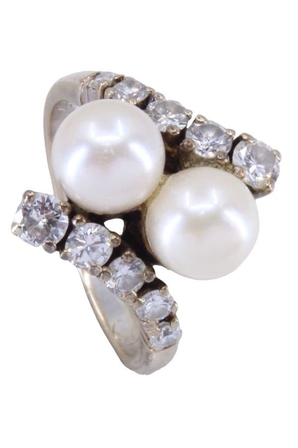 Toi et Moi Ancien Perles et Diamants - photo 3
