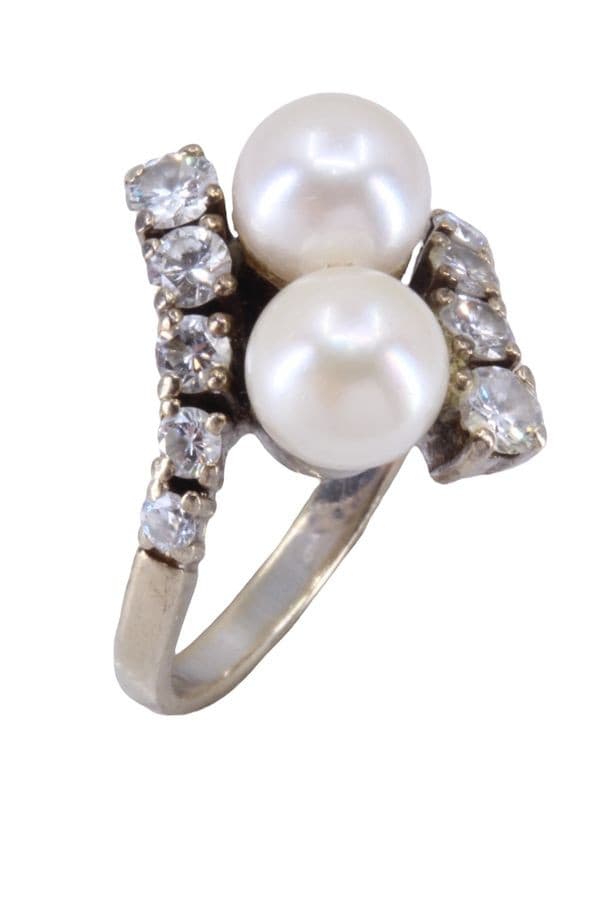 Toi et Moi Ancien Perles et Diamants - photo 4