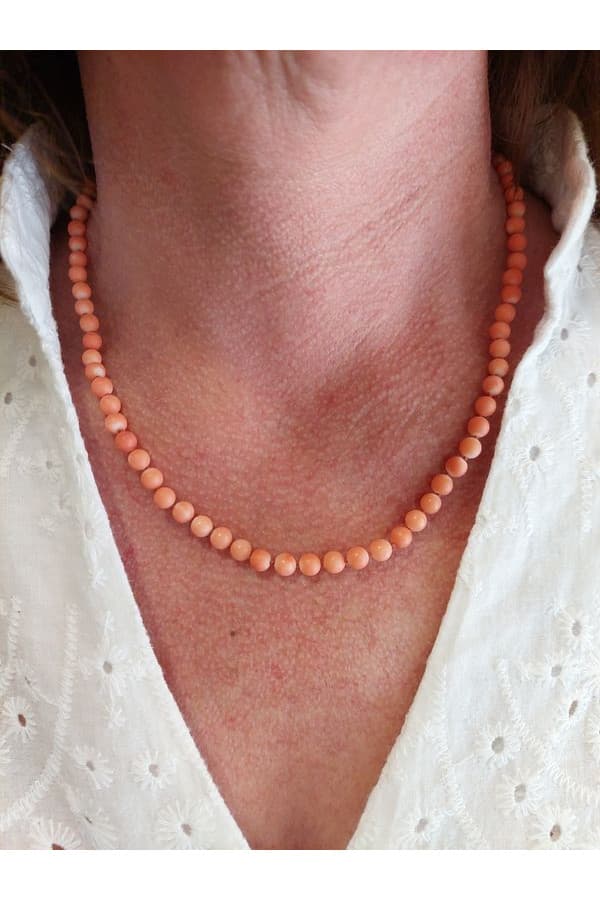 Collier Ancien Corail - photo 2