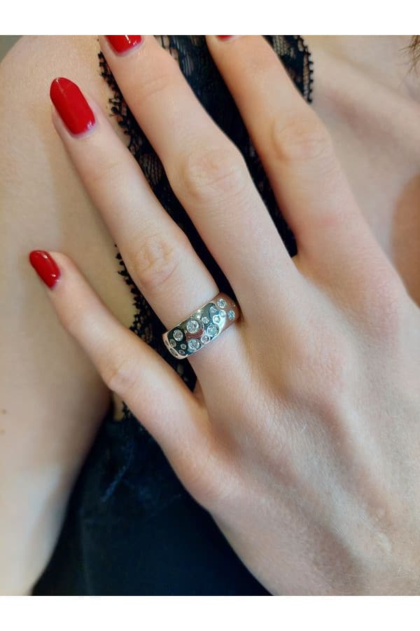 Bague Moderne Diamants - photo 2