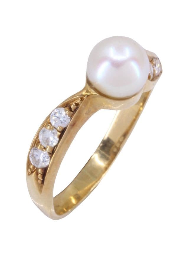 Bague Perle et Diamants - photo 4