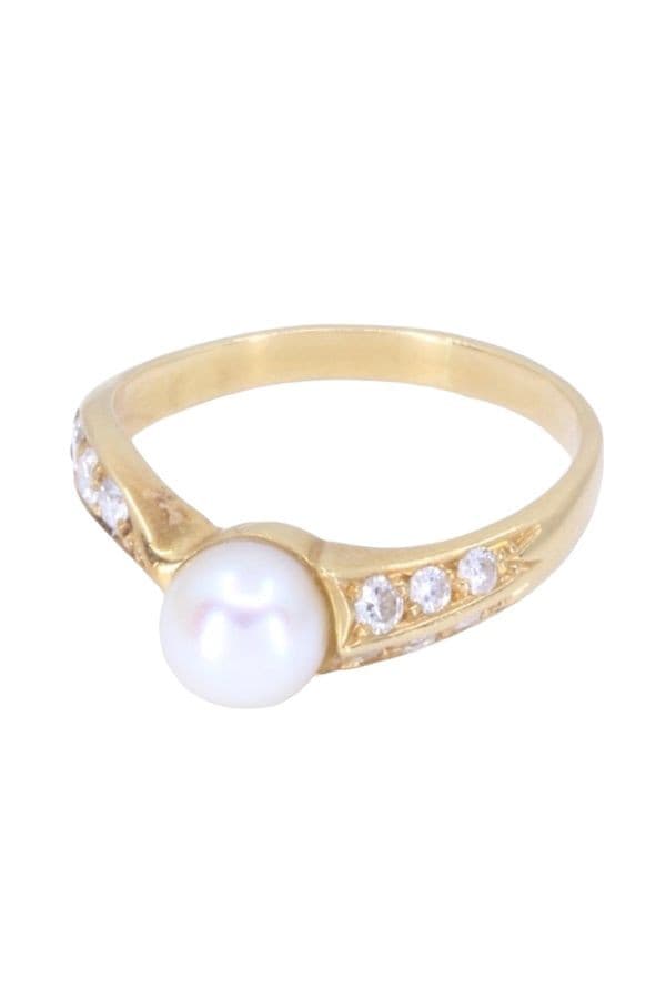 Bague Perle et Diamants - photo 5