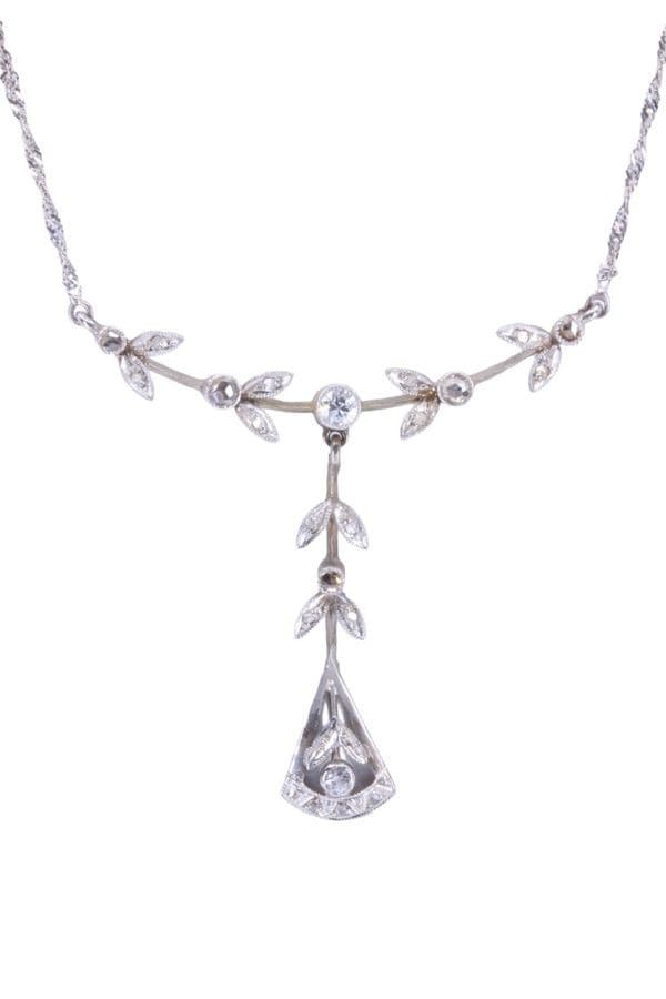 Collier Art-Nouveau Diamants - photo 3