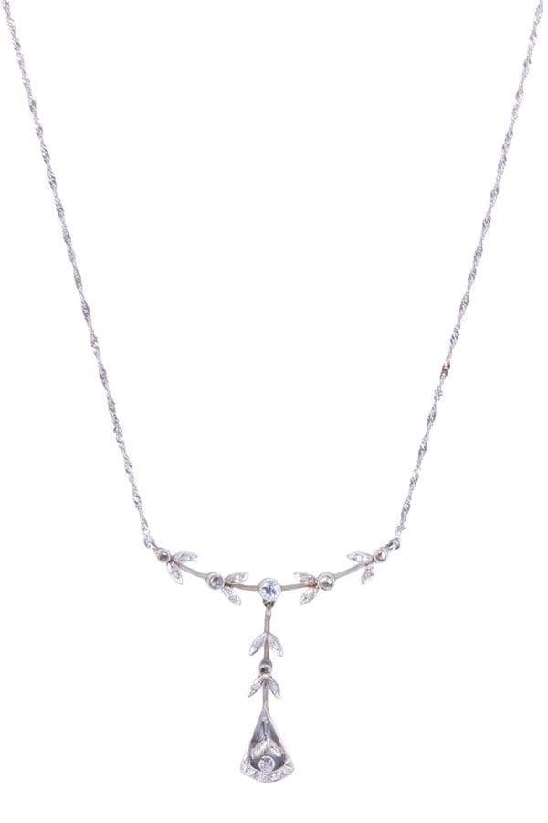 Collier Art-Nouveau Diamants