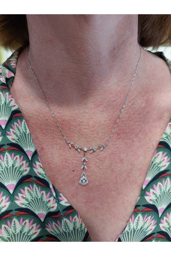 Collier Art-Nouveau Diamants - photo 2