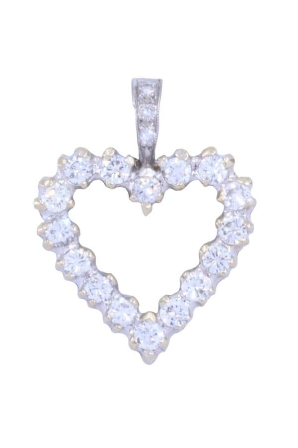 Pendentif Cœurs Diamants