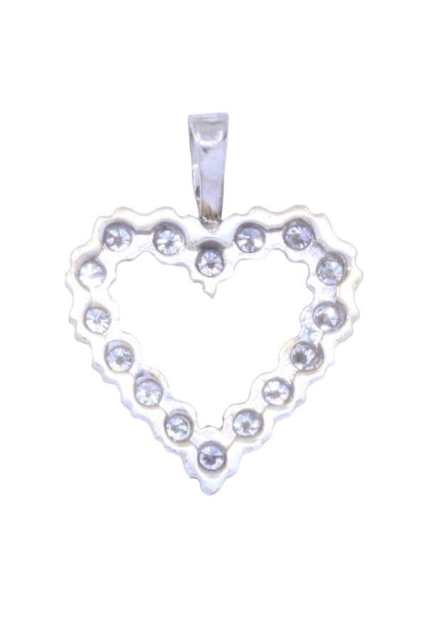 Pendentif Cœurs Diamants - photo 3