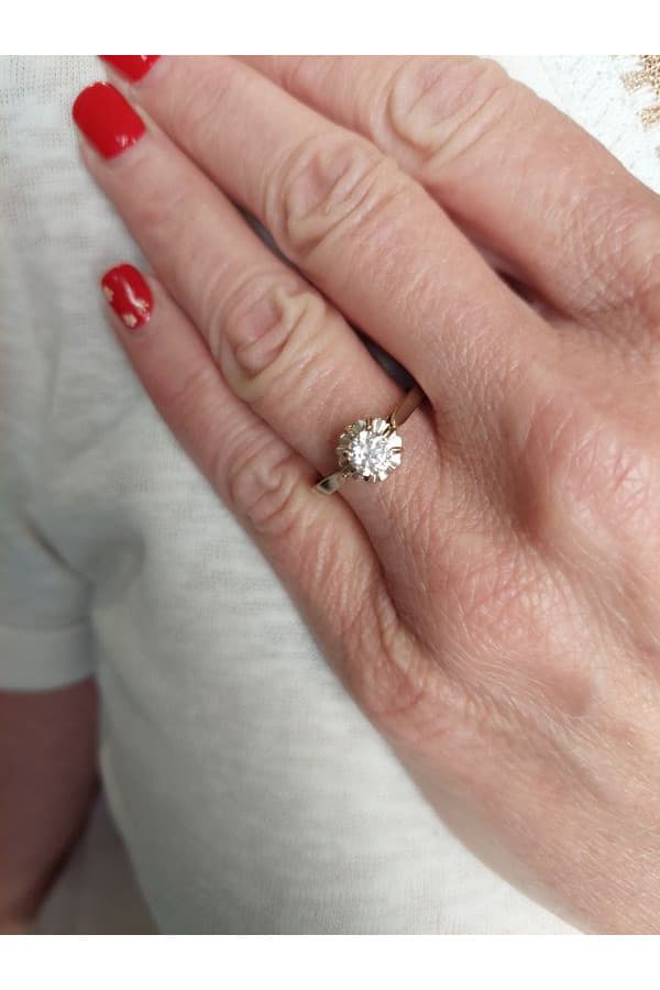 Solitaire Diamant 0.55 Carat - photo 2