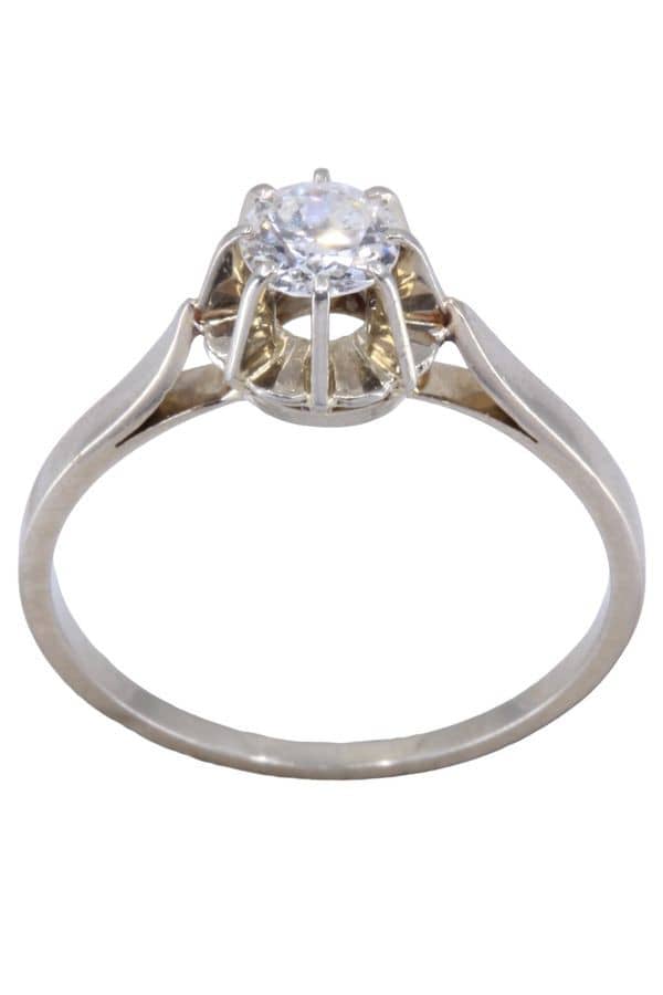SOLITAIRE DIAMANT 0.55 CARAT, photo 2 sur 3