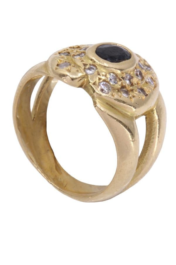 Bague Moderne Saphir et Diamants - photo 4