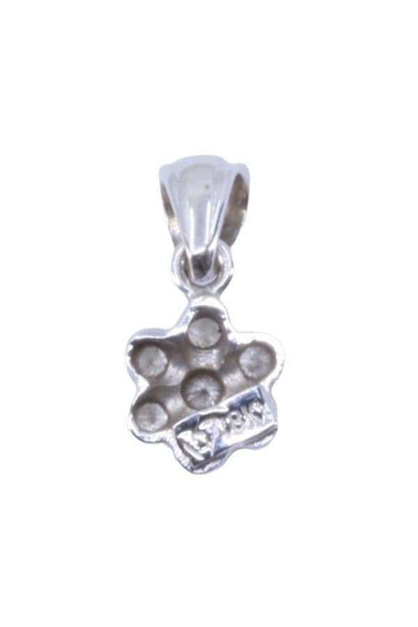 Pendentif Fleur Diamants - photo 3
