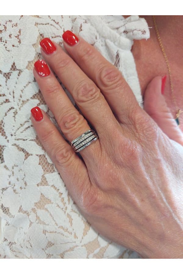 Bague Moderne Diamants - photo 2
