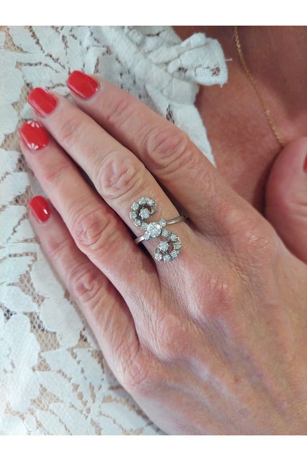 Bague Moderne Diamants - photo 2