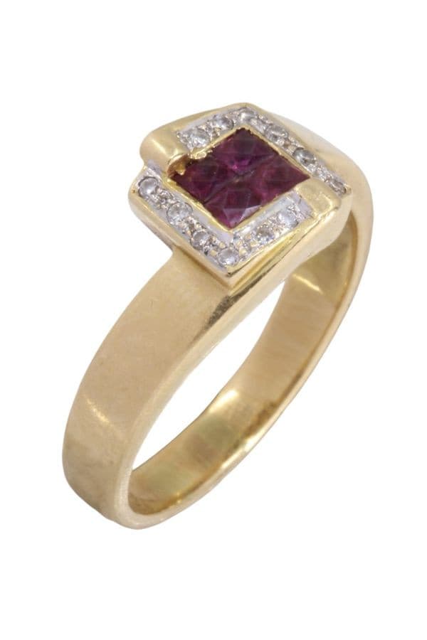 Bague Rubis et Diamants - photo 4