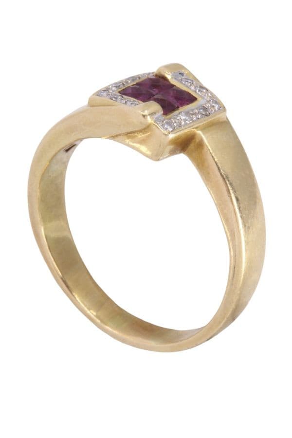 Bague Rubis et Diamants - photo 5