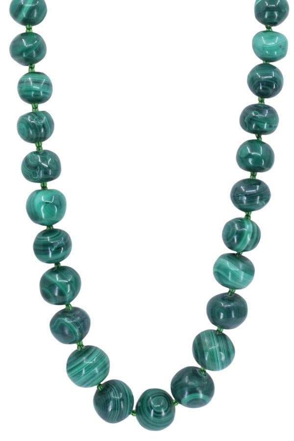 Collier Malachite en Chute