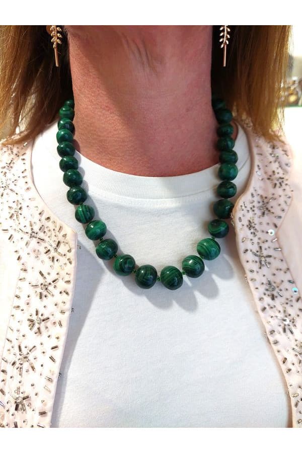 Collier Malachite en Chute - photo 2