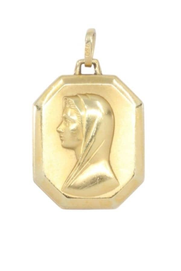 MÉDAILLE NOTRE DAME DE LOURDES, photo 2 sur 3