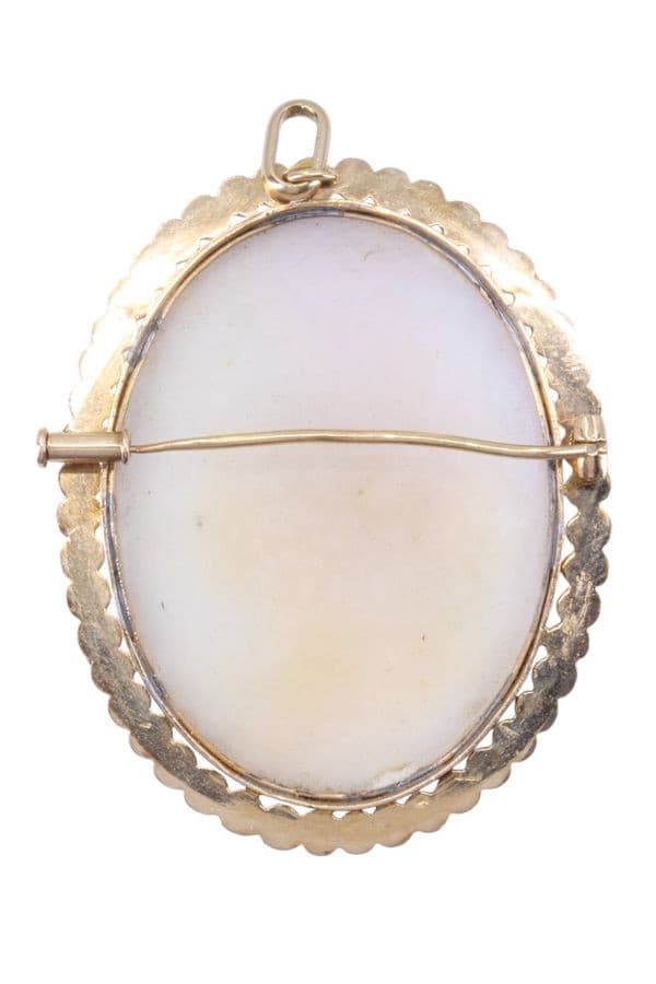 Broche Pendentif Camée et Perles - photo 3