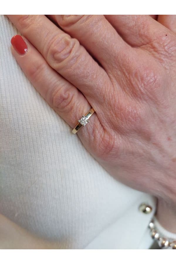 Solitaire Diamant 0.23 Carat - photo 2
