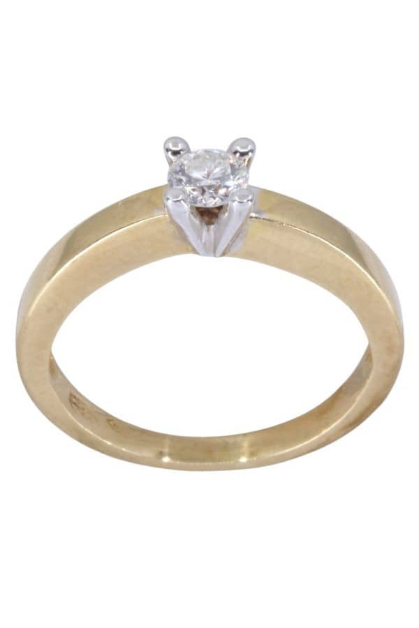 SOLITAIRE DIAMANT 0.23 CARAT, photo 2 sur 3