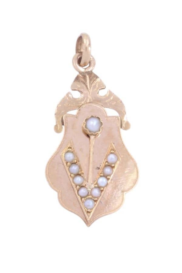 PENDENTIF NAPOLÉON III PERLE, photo 2 sur 3