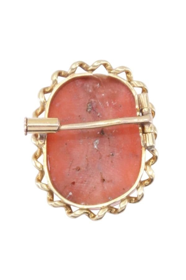 Broche Camée Corail - photo 3