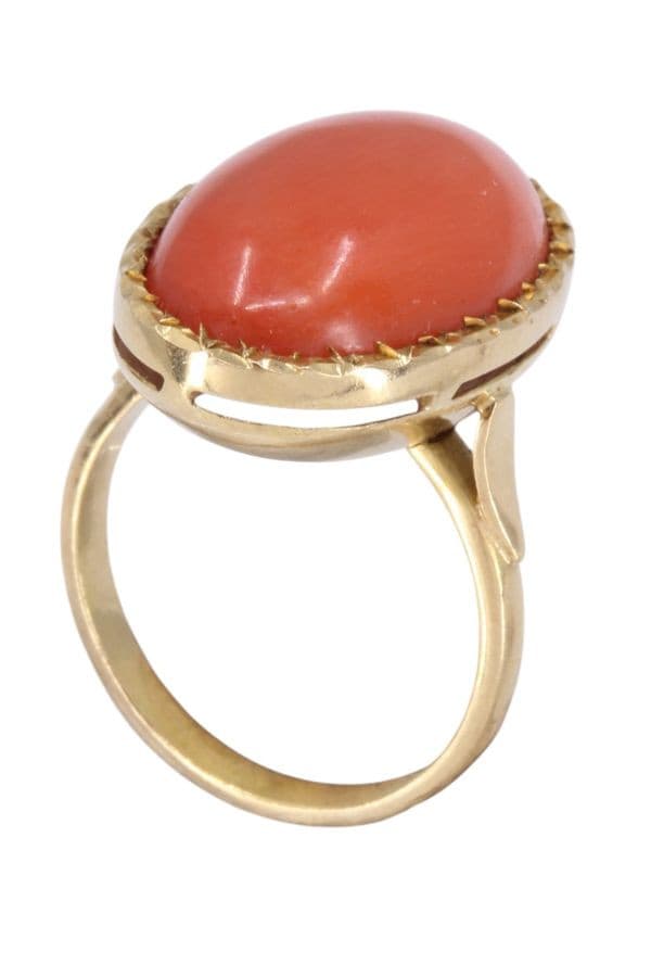 Bague Ancienne Corail - photo 3