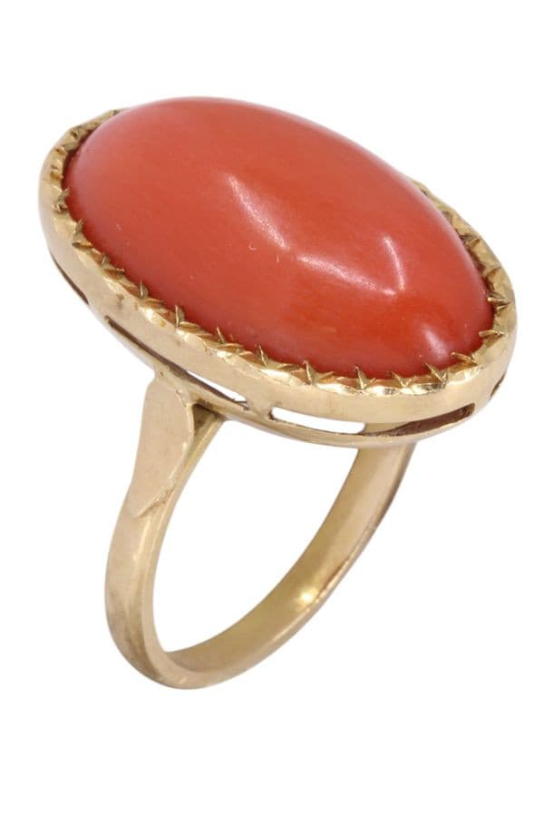 Bague Ancienne Corail - photo 2