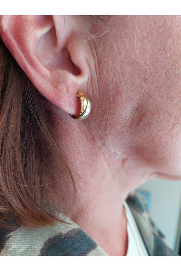 Boucles d'Oreilles Clips 3 Ors - photo 2