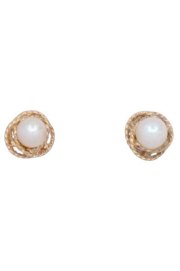 BOUCLES D'OREILLES PERLES, photo 2 sur 3