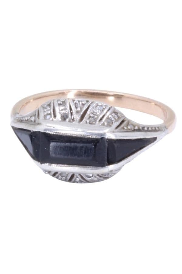 Bague Onyx et Diamants Napoléon Iii - photo 6