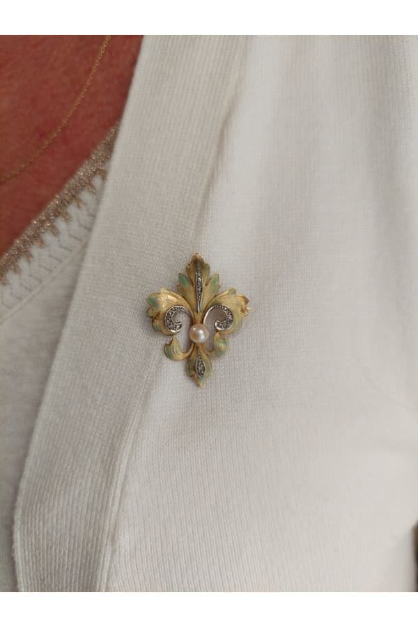 Broche Fleur de Lys - photo 2
