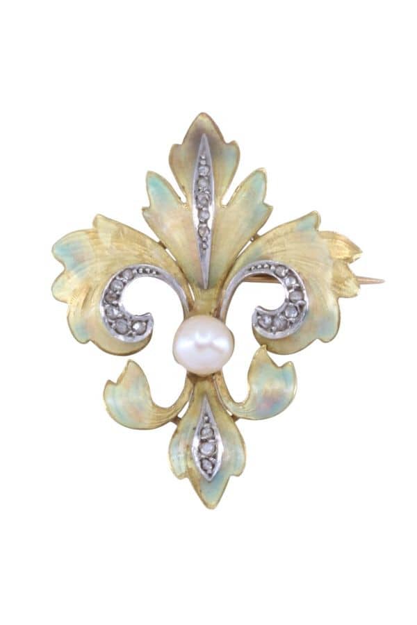 BROCHE FLEUR DE LYS, photo 2 sur 3