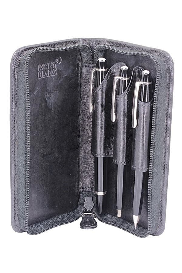 Montblanc - Ensemble de 3 Stylos et Étui - photo 2