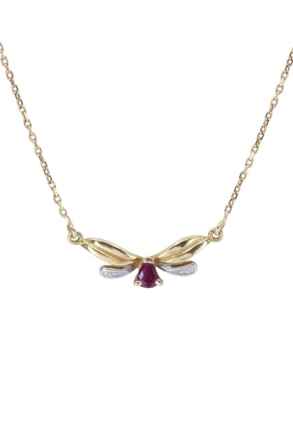 Collier Moderne Rubis - photo 3