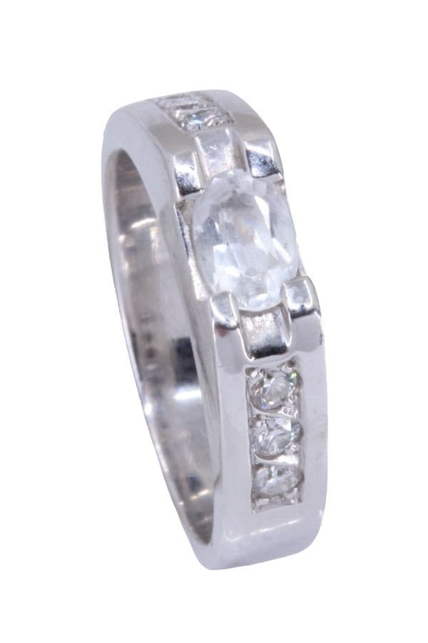 Bague Moderne Aigue-Marine et Diamants - photo 4