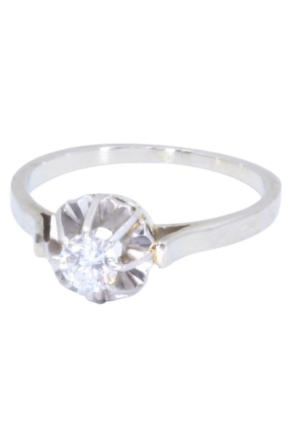 Solitaire Ancien Diamant 0.30 Carat - photo 6