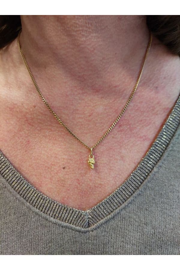 Pendentif Pépite Naturelle - photo 2