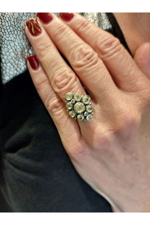 Bague Marquise Ancienne Quartz - photo 2