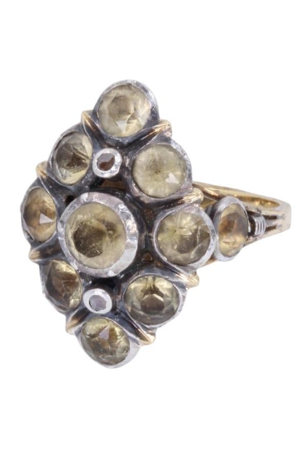 Bague Marquise Ancienne Quartz - photo 6