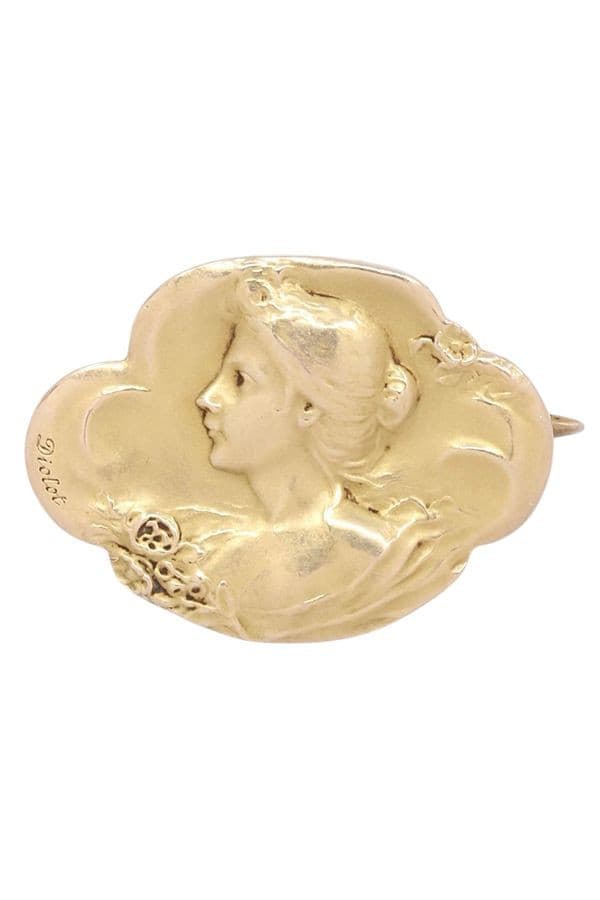 Broche Ancienne Signée Diolot