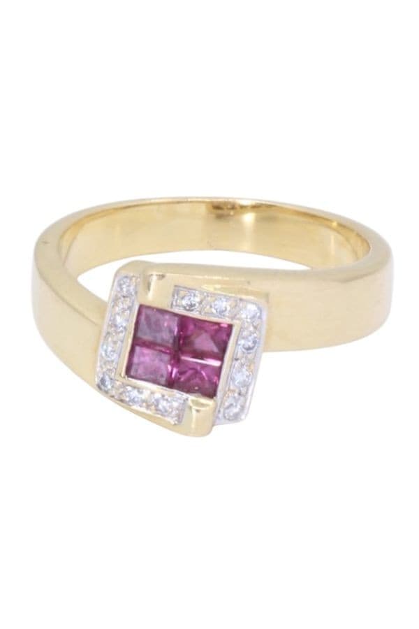 Bague Moderne Rubis et Diamants - photo 5