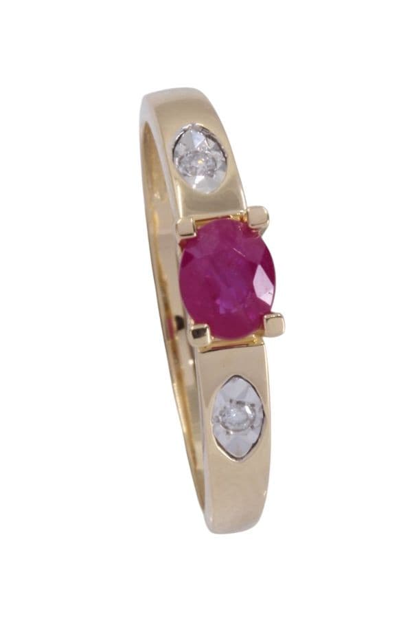 Bague Moderne Rubis et Diamants - photo 4