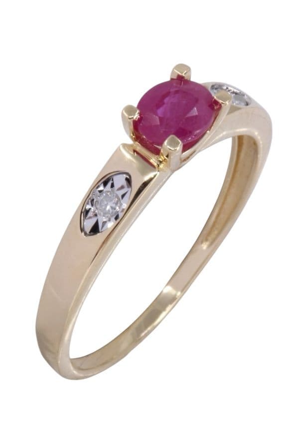 Bague Moderne Rubis et Diamants - photo 3