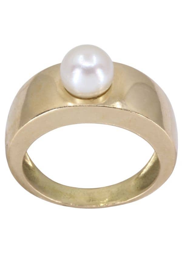 BAGUE JONC PERLE, photo 2 sur 3