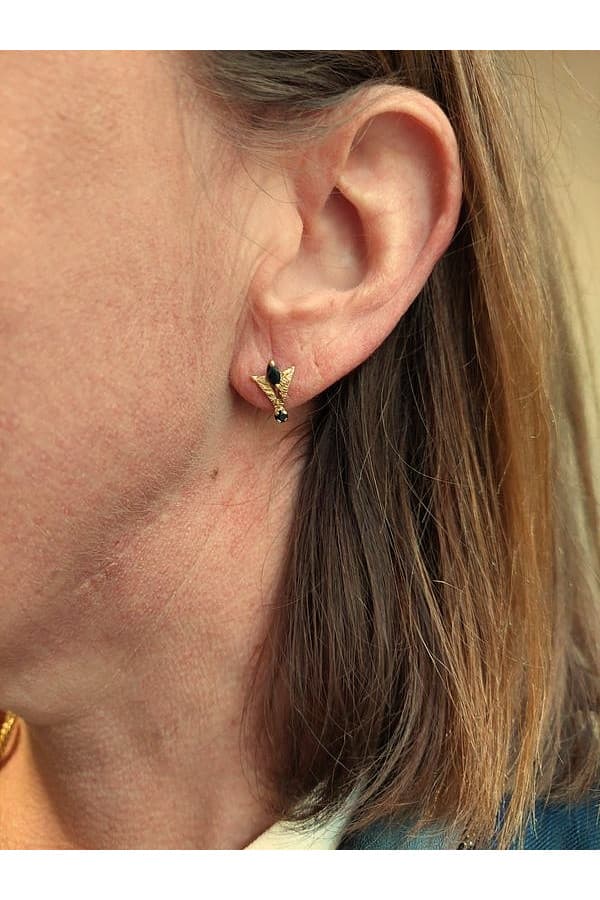 Boucles d'Oreilles Saphirs - photo 2