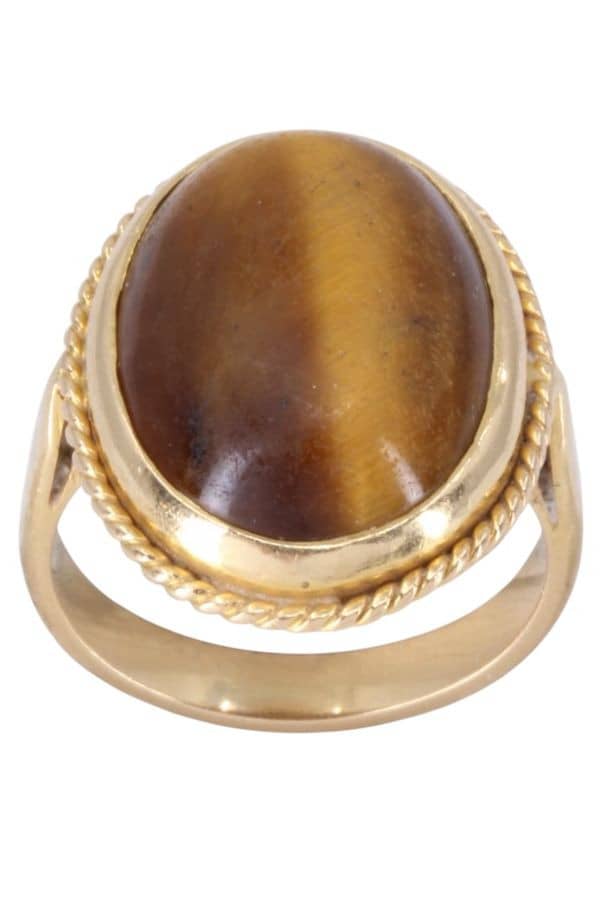 BAGUE ŒIL DE TIGRE, photo 2 sur 3